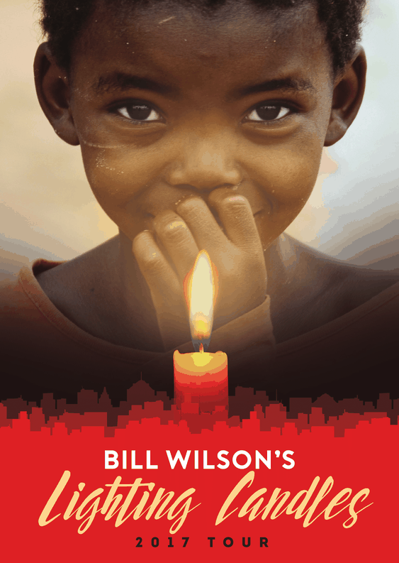 Bill Wilson flyer tournée 2017 Lighting Candles