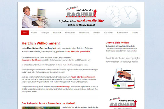 Website Notruf-Service Bagheri