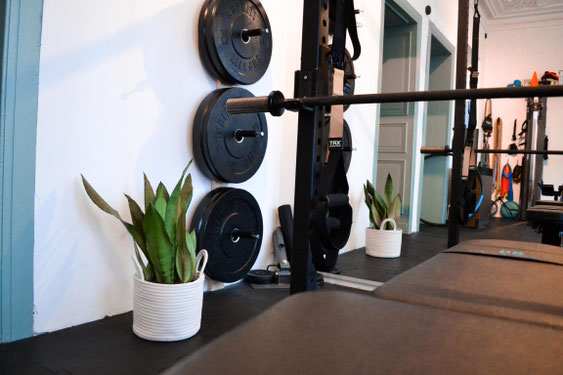Heller Trainingsraum mit funktionellem Equipment für Personal Training in Aachen.