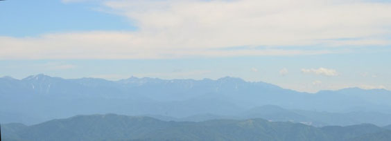 槍と穂高連峰