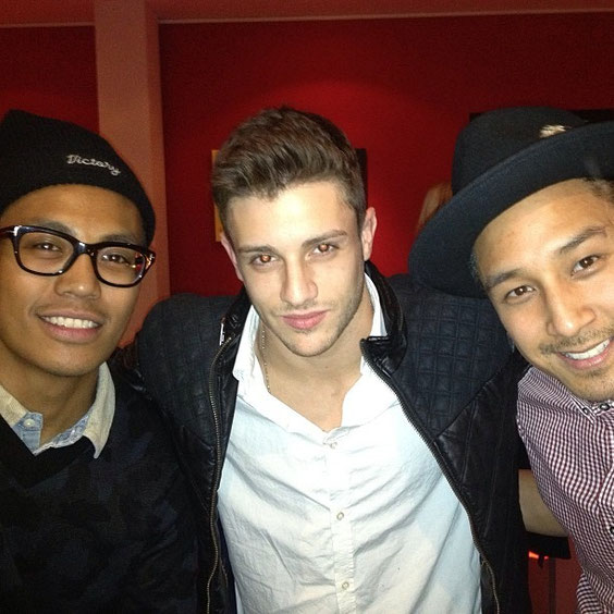 20130329 Always a pleasure seeing these two. Especially runnin into them overseas! @lylebeniga @shaunevaristo 