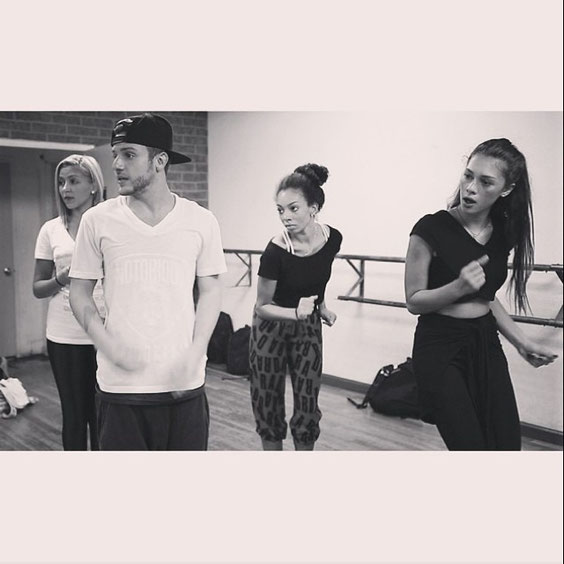 2014.10.10 FBF. Preppin with @sweetsuspense for first music vid ft @jasonderulo . Excited to see final product!