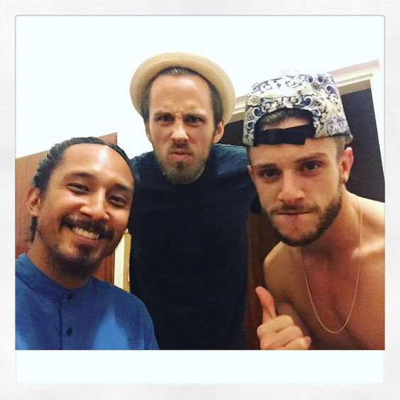 2015.12.18 Throwback to summer at @thebeatcamp with my brothers @davidmooretv & @shaunevaristo . We had a blast! I'm excited to come back next year! 