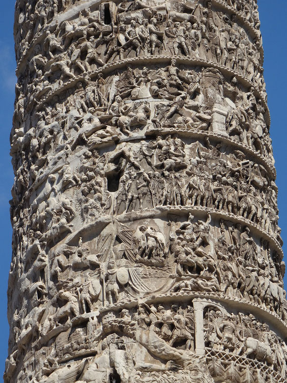 Trajan's column frieze