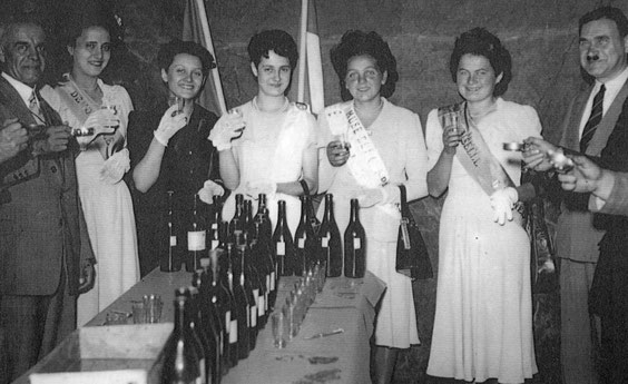 Foire 1948, dégustation des vins