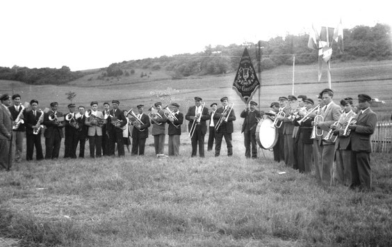 Elle était présente aux diverses fêtes locales comme ici lors du Pèlerinage de 1950