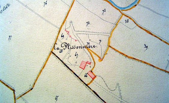 Sur le cadastre de 1834, il y avait 2 bâtiments.