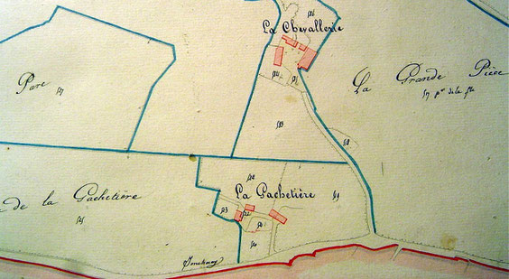 Le cadastre de 1834.