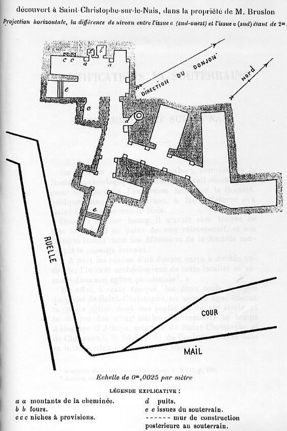 Plan établi par M. Gérin