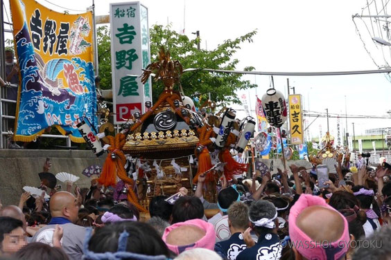 画像をクリックすると、浦安三社例大祭のレポートに飛びます