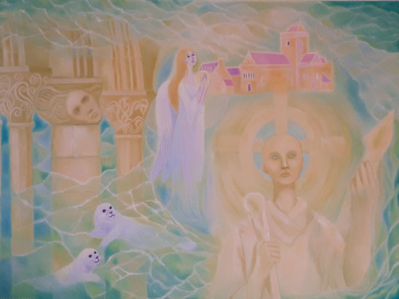 Sacred isle ( Iona, Scotland) 80x60cm