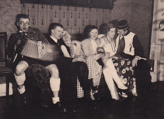 Fasching 23.02.1935 im Hotel Charlotte