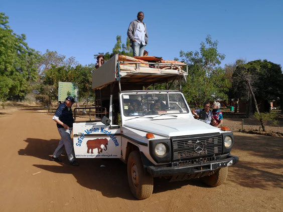 Début Février 2019, le 4x4 avec plateau de couchage.