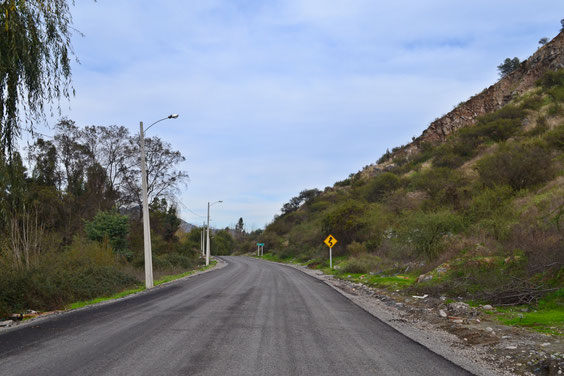 Camino La Puntilla (Trabajos de asfalto Abril de 2016)