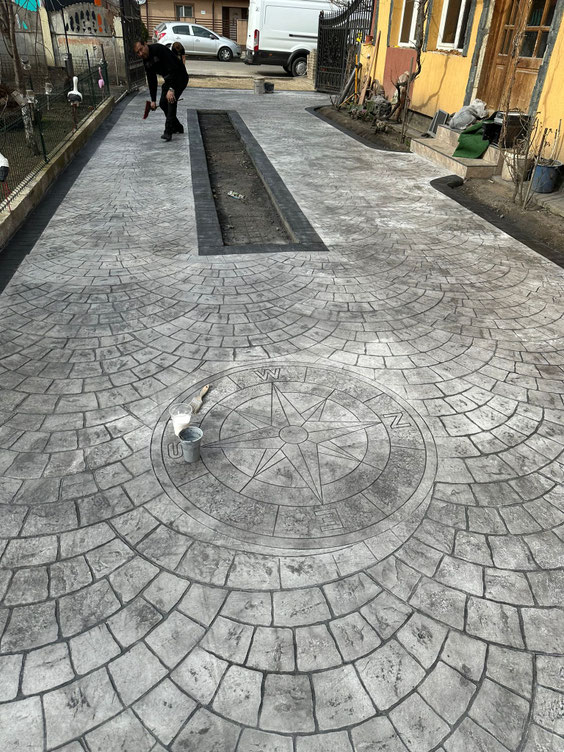 Beton amprentat și elicopterizat Bacău