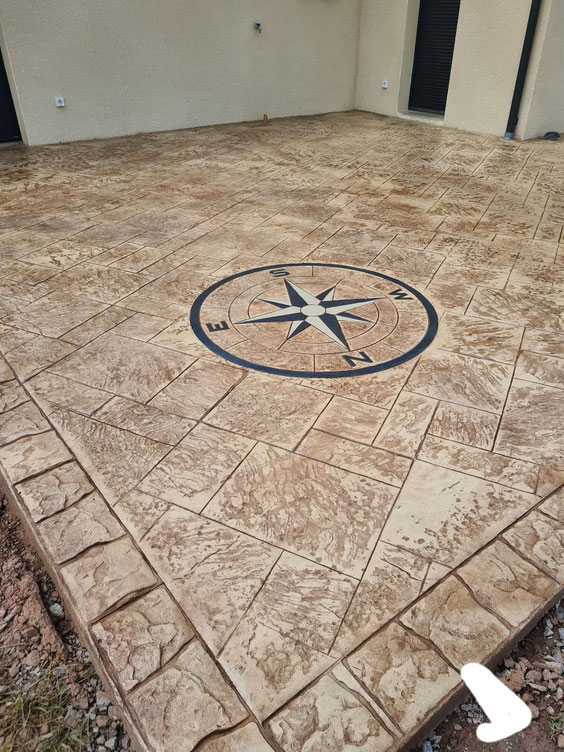 Beton amprentat Mangalia-Constanța