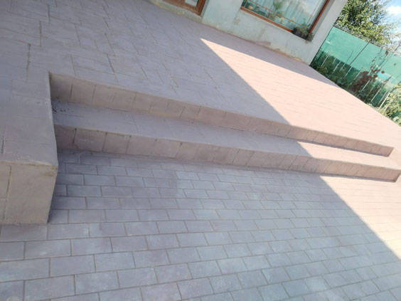 beton amprentat și elicopterizat Valu lui Traian-Constanța