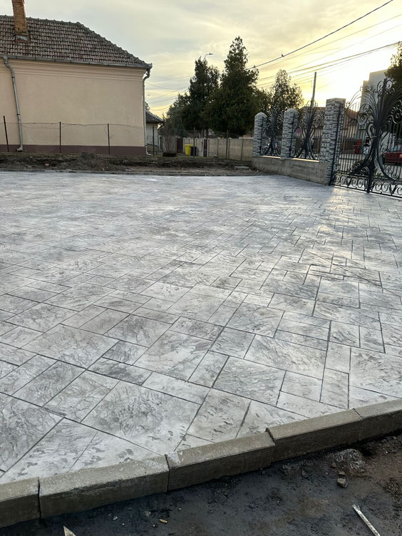 beton amprentat și elicopterizat București