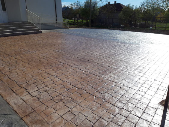 Beton amprentat Brăila