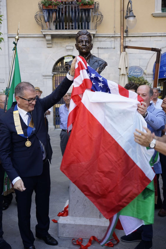 Cerimonia di scoprimento del busto bronzeo dedicato a Ferdinand Pecora - 2 luglio 2016