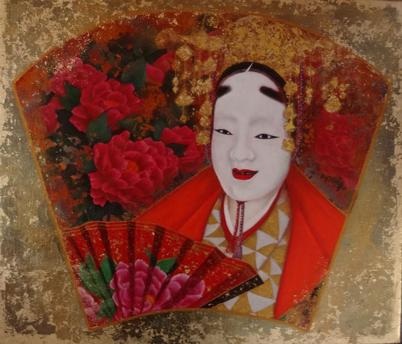 油絵 幽玄美 F10 sold