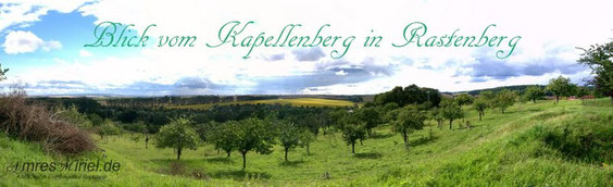 Blick vom Kapellenberg in Rastenberg