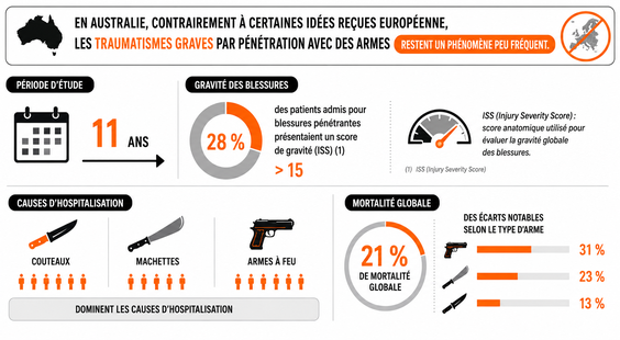 Traumatismes graves en Australie: statistiques et causes