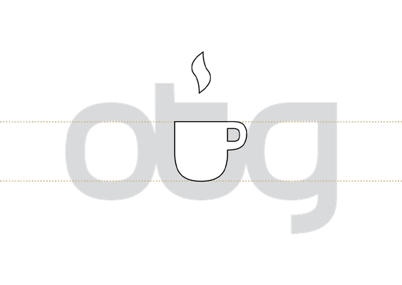 Konstruktionszeichnung: Logo Brammen Kommunikatioon