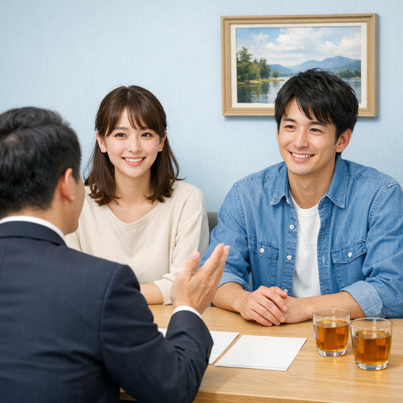 よこやま行政書士事務所、相談受付風景のイメージ画像
