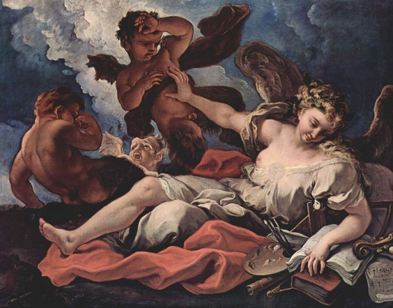 Alegoría del arte (1690-1694), de Sebastiano Ricci.