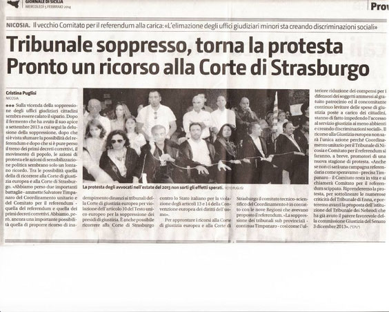 Giornale di Sicilia - mercoledì 5 febbraio 2014