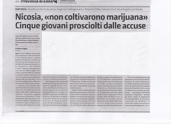 Giornale di Sicilia - 15 febbraio 2013