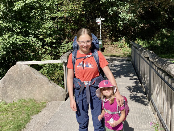 Vom Wanderparkplatz Sankenbachtal ging es los