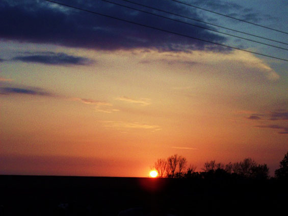Sonnenuntergang Nordsee