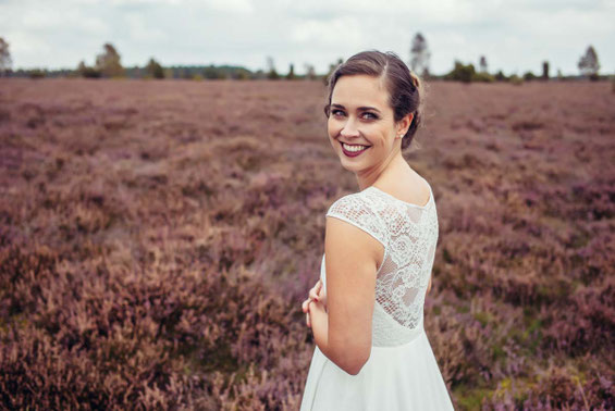 Brautkleid mit Spitze - bio & vegan