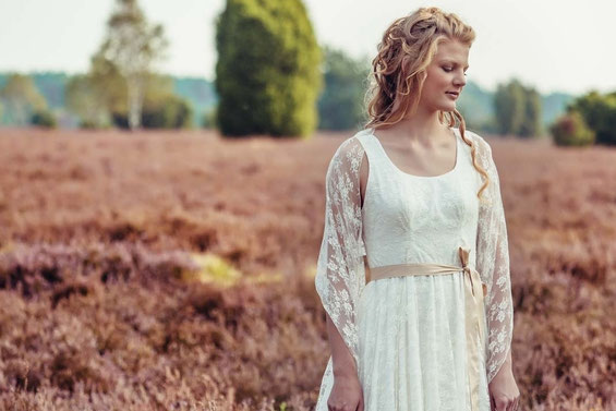 zartes Vintage Brautkleid - bio & vegan