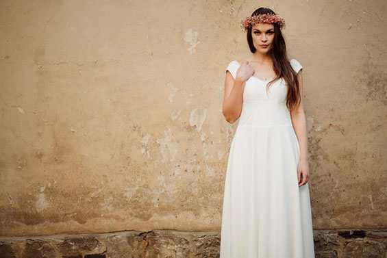 schlichtes Brautkleid "Koko"