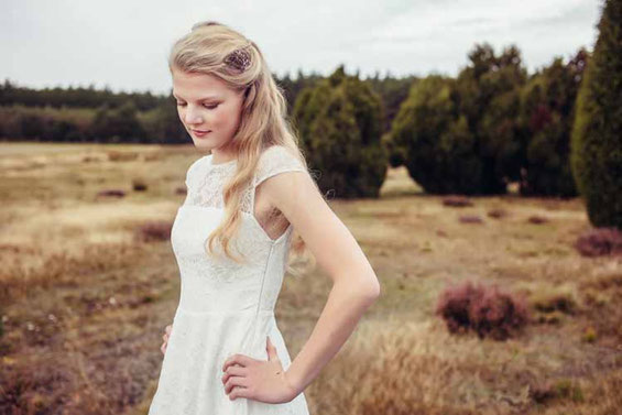 romantische Vintage Brautkleider