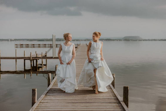 Die neue elementar Brautkollektion OCEAN BRIDE - Brautkleider aus SEAQUAL® YARN