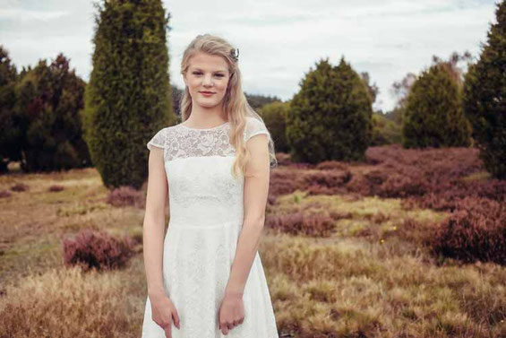 Vintage Brautkleider mit Spitze