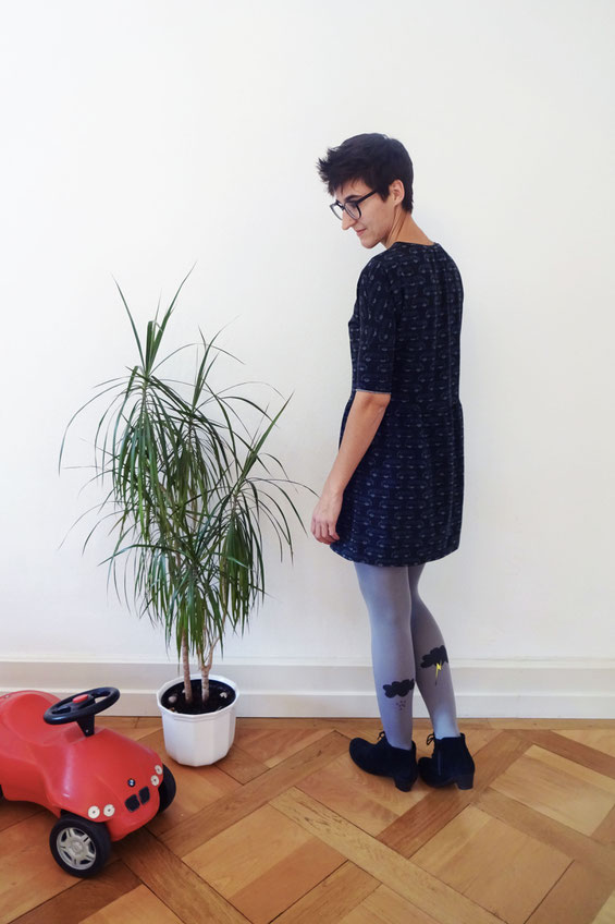 nanoo dress vw vans fabric by atelier goldfaden