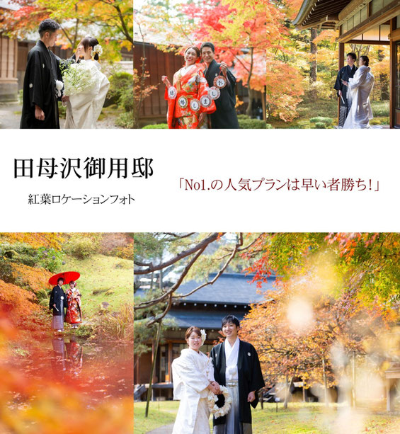 日光田母沢御用邸紅葉ロケーションフォト