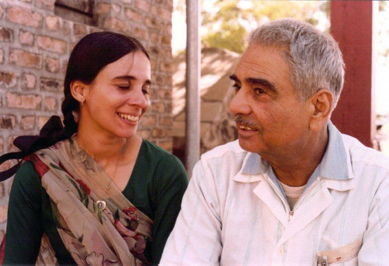 Davana with Eruch Jessawala in India.