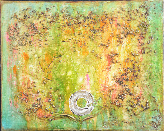"Blumenschale rot/schwarz