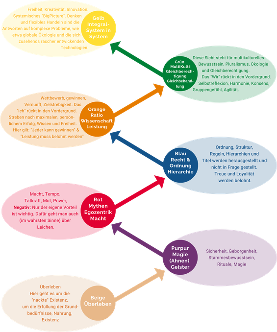 Spiral Dynamics Intrgral Modell, , Frank Samer Coaching, Hofheim