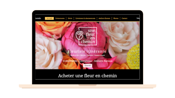 Création du site internet Une fleur en chemin