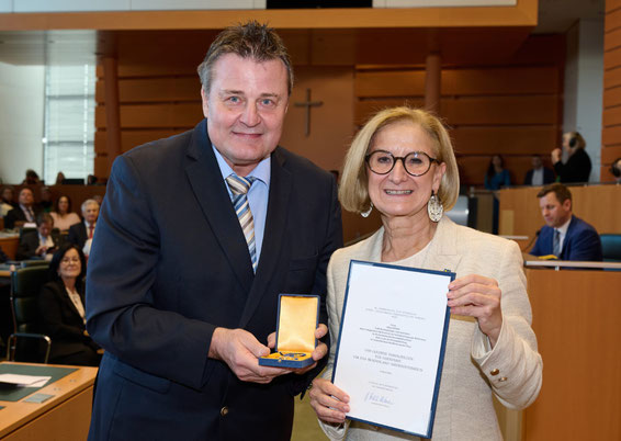 Alfred Böhm und LH Johanna Mikl-Leitner