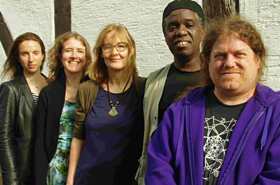 SonixExchange Quintet: Catherine Sikora Mingus, Stephanie Griffin, Ursel Schlicht, Hilliard Greene, Andrew Drury