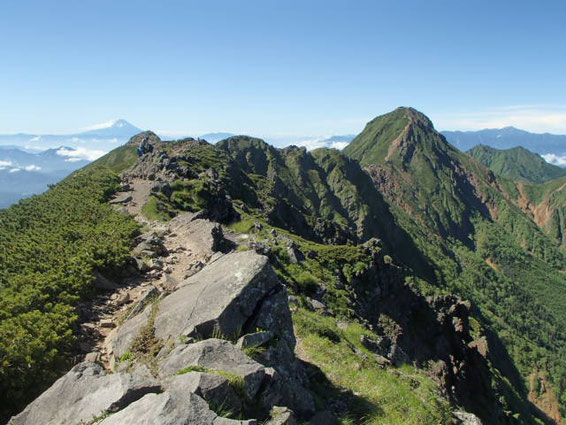 ライチョウ　登山　ガイド