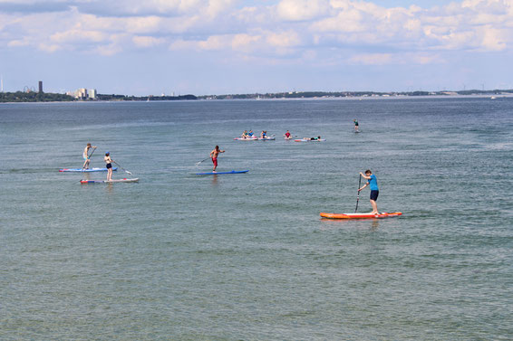 SUP und Wassersport in der Lübecker Bucht